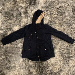 Collection B Parka hooded size XL black Jacket